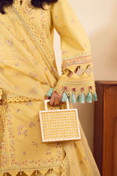 3-PC Unstitched Embroidered Lawn Suit Sunday Bloom By Tana Bana | SE - 02